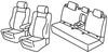 Set coprisedili Superior - Grigio/Nero - Seat Leon 5p (FR) (01/13>) - Seat Leon ST (FR) (01/14>)