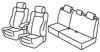 Set coprisedili Superior - Beige - Ford Focus 5p (Trend sport) (03/11>05/18)