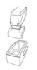 Attacco bracciolo -  Volkswagen Passat 4p (03/05>12/10) -  Volkswagen Passat cc 4p (06/08>02/12) -  Volkswagen Passat Variant (09/05>12/10)
