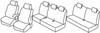 Set coprisedili Superior - Beige - Dacia Lodgy (05/12>)