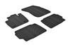 Set tappeti su misura in gomma -  Ford Mondeo 5p (11/14>) -  Ford Mondeo Hybrid 5p (11/14>) -  Ford Mondeo Wagon (11/14>)