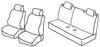 Set coprisedili Superior - Grigio/Nero - Nissan Note (Acenta) (10/13>10/17)