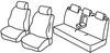 Set coprisedili Superior - Grigio/Nero - Honda Civic 4p (03/17>)