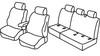 Set coprisedili Superior - Nero/Blu - Volkswagen Caddy Life 5p (09/15>)