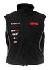 Gilet con zip, nero - XXL