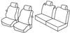 Set coprisedili Superior - Nero/Grigio - Volvo C30 (10/06>03/13)