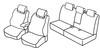 Set coprisedili Superior - Nero/Grigio - Seat Altea XL (01/07>06/15)