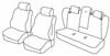 Set coprisedili Superior - Nocciola - Bmw Serie 5 Touring (E61) (04/04>05/10)