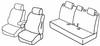 Set coprisedili Superior - Nocciola - Nissan Note (Tekna) (10/13>10/17)