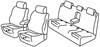 Set coprisedili Superior - Nocciola - Audi A6 4p (04/11>10/14)