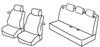 Set coprisedili Superior - Grigio/Nero - Fiat Grande Punto 3p (09/05>04/12)