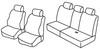 Set coprisedili Superior - Grigio/Nero - Lancia Musa (09/04>09/07)