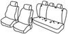 Set coprisedili Superior - Nero/Blu - Bmw Serie 1 (E87) 5p (09/04>08/11)