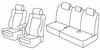 Set coprisedili Superior - Grigio/Nero - Mini Countryman (R60) (08/14>01/17)