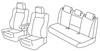 Set coprisedili Superior - Nero/Grigio - Bmw X5 (F15) (10/13>07/18)