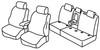 Set coprisedili Superior - Nero/Grigio - Volkswagen Tiguan (Style) (05/16>)