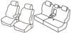 Set coprisedili Superior - Nero/Blu - Jeep Grand Cherokee (Limited CRD) (05/13>11/16)