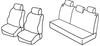 Set coprisedili Superior - Nero/Grigio - Dacia Sandero (01/13>) - Dacia Sandero Stepway (01/13>)