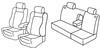 Set coprisedili Superior - Nero/Rosso - Volkswagen Golf IV 5p (fino al 1999) (10/97>1999)