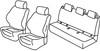 Set coprisedili Superior - Grigio/Nero - Opel Corsa 5p (12/14>)