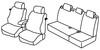 Set coprisedili Superior - Grigio/Nero - Volkswagen Polo 3p (Trendline, Family) (05/14>09/17)