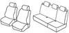Set coprisedili Superior - Nero/Grigio - Renault Clio III 5p (10/05>01/13)