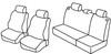 Set coprisedili Superior - Nero/Grigio - Seat Ibiza 5p (fino al 2005) (01/02>2005)