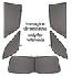 Kit tendine Privacy -  Audi A4 Allroad (06/16>) -  Audi A4 Avant (11/15>)