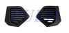 KIT GRIGLIE P/TI ANT NERO PEUGEOT 2008 01/19>